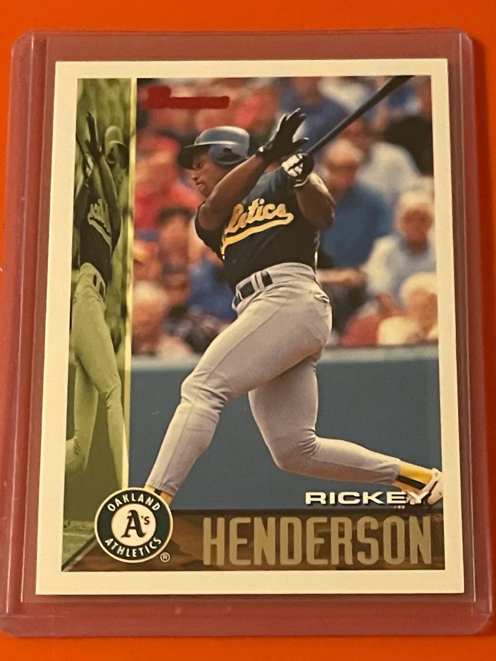 Rickey Henderson #316 1995 Bowman Baseball Trading Card